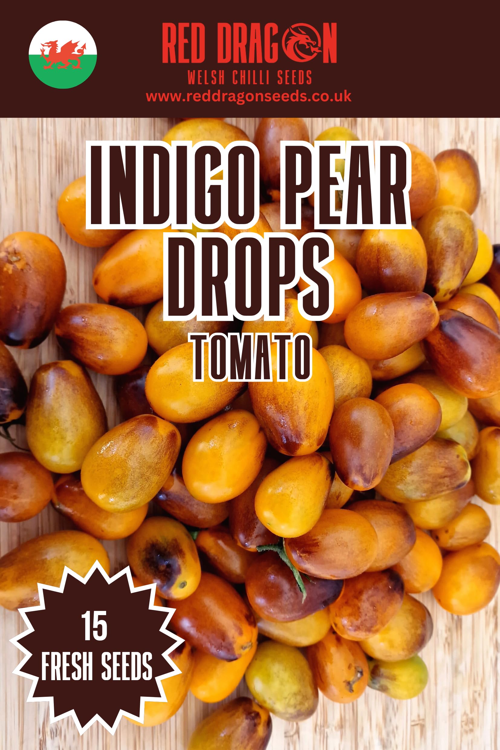 Cherry Tomato Seeds (Indigo Pear Drops) — image 1