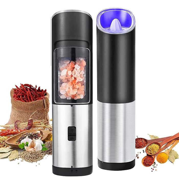 Buy Raincol Electric Salt and Pepper Grinder Mill with Safety & Gravity