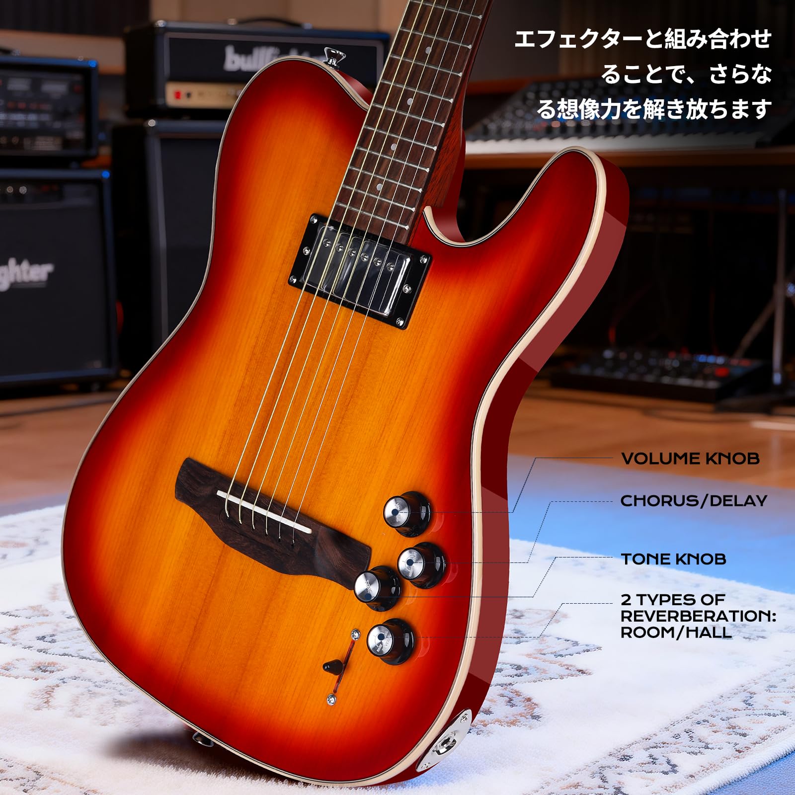 Amazon | Bullfighter サイレントギター アコースティックギター