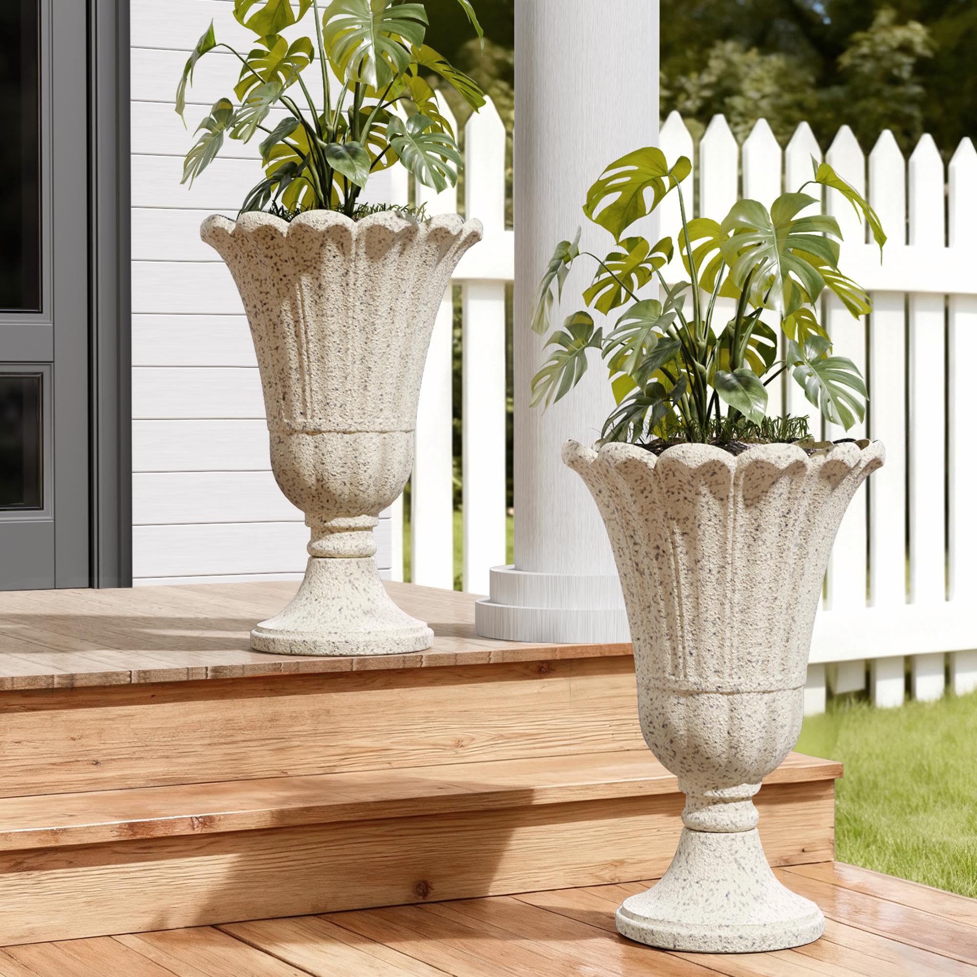 Trygoal 23.6 Plastic Urn Planter