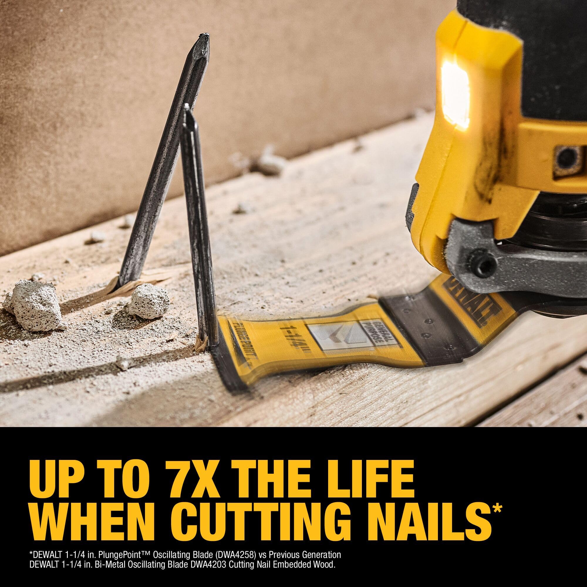 DEWALT Elite Series - Cuchillas oscilantes para herramientas, metal y madera, uso general, paquete de 3 (DWA4258C-3)