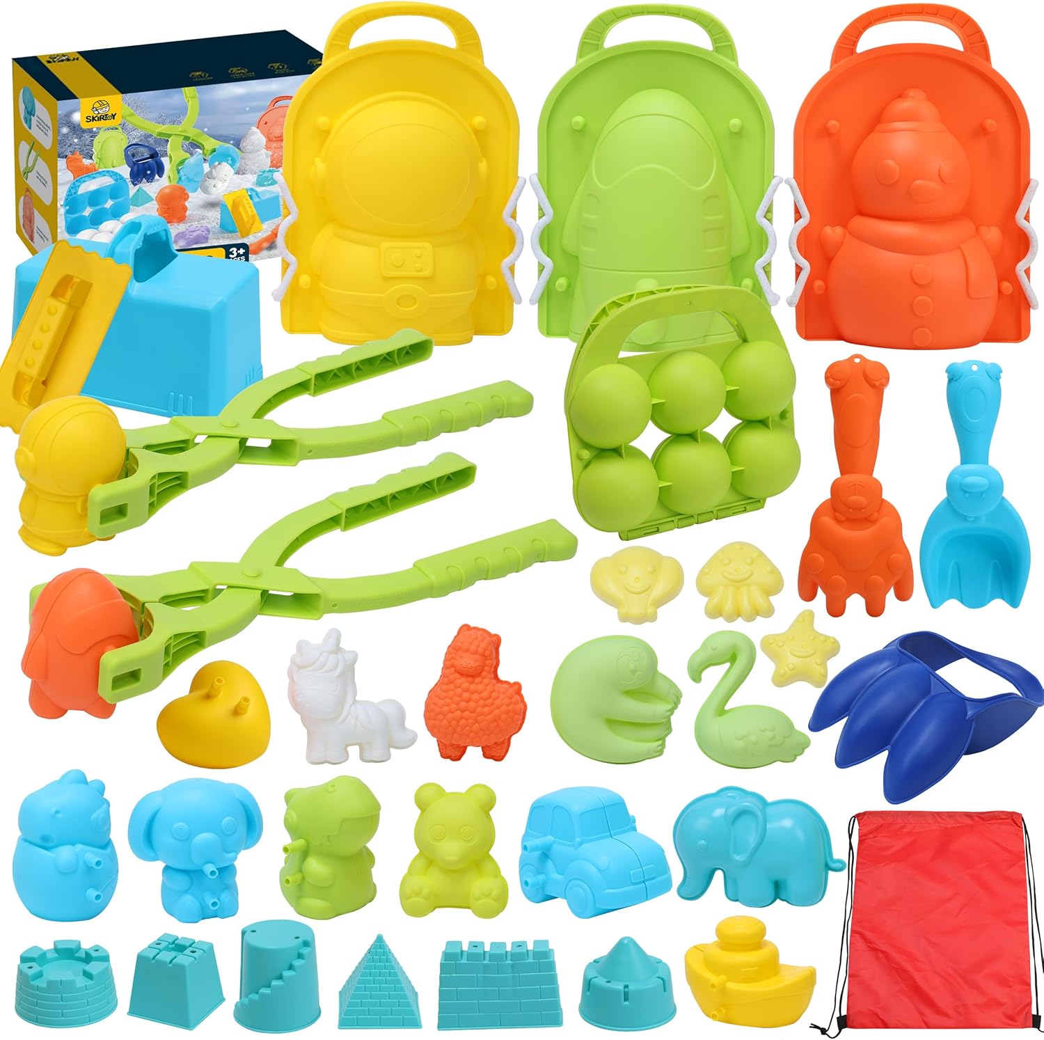 Skirtoy 35 Piece beach toys teens and Beach Toys for Teens,Outdoor