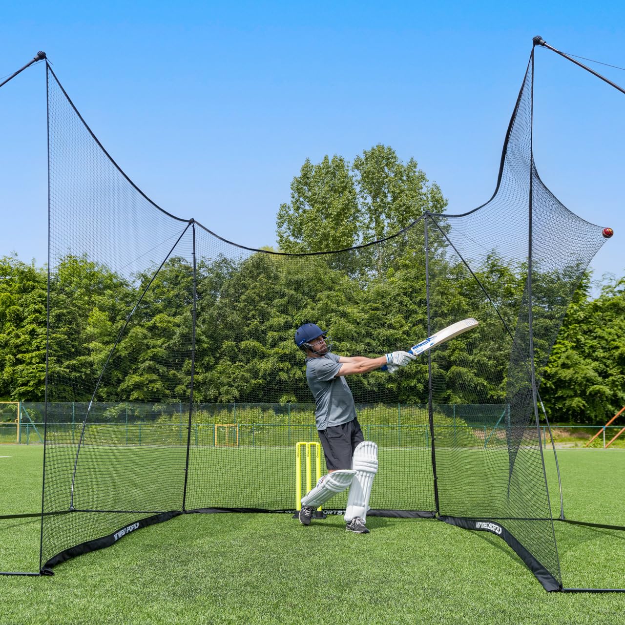 Proflex Stop that Ball™ Ballstopnetz [3 Größen] - Für Fußball, Kricket und Golf