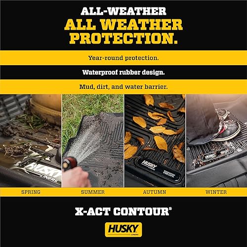 Miniatura 2 de Husky Liners X-act Contour  Compatible con Chevrolet Cruze 2016 - 2020, 2da fila - negro, 1 unidad  52591