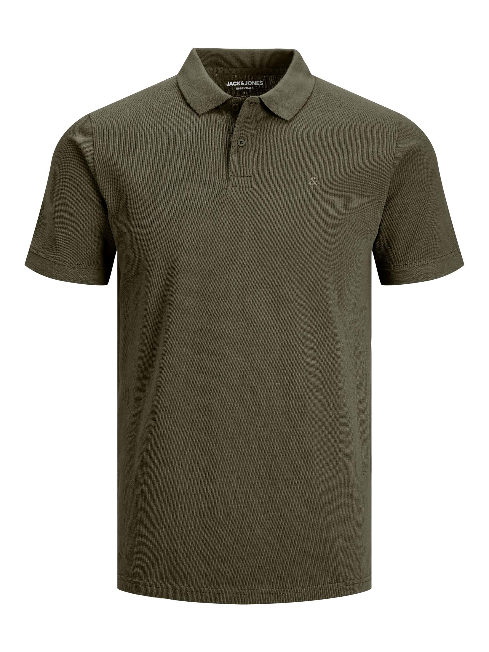 JACK & JONES Men's Jjebasic Noos Polo Shirt (Olive Night Slim Fit) - XXL