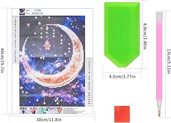 Amazon.co.jp: HAODEOO 5dダイヤモンドアート 月 5D ダイヤモンド塗装