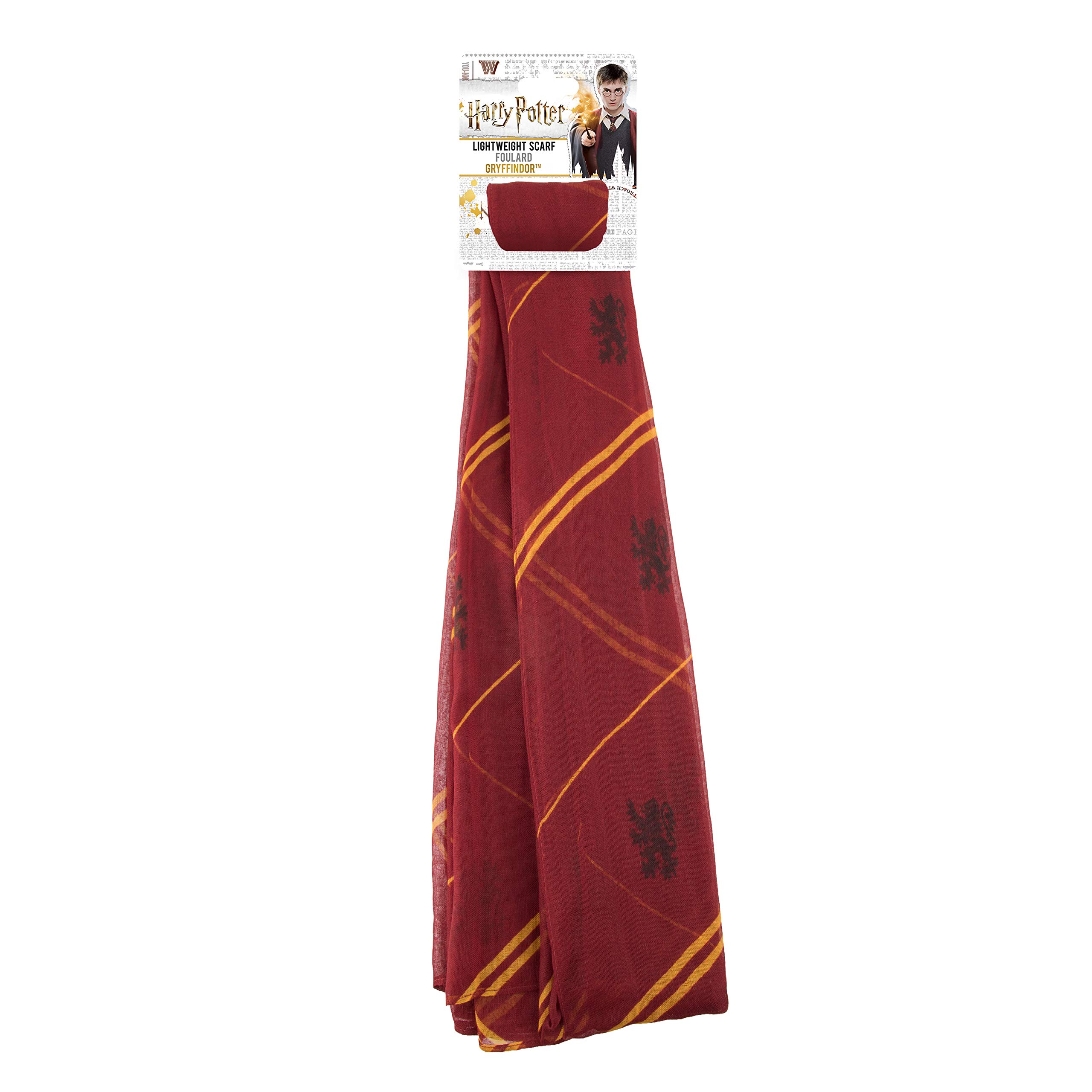 Cinereplicas Harry Potter - Leichtes Halstuch Gryffindor/Hufflepuff/Ravenclaw/Schwarz/Slytherin - Offizielle Lizenz