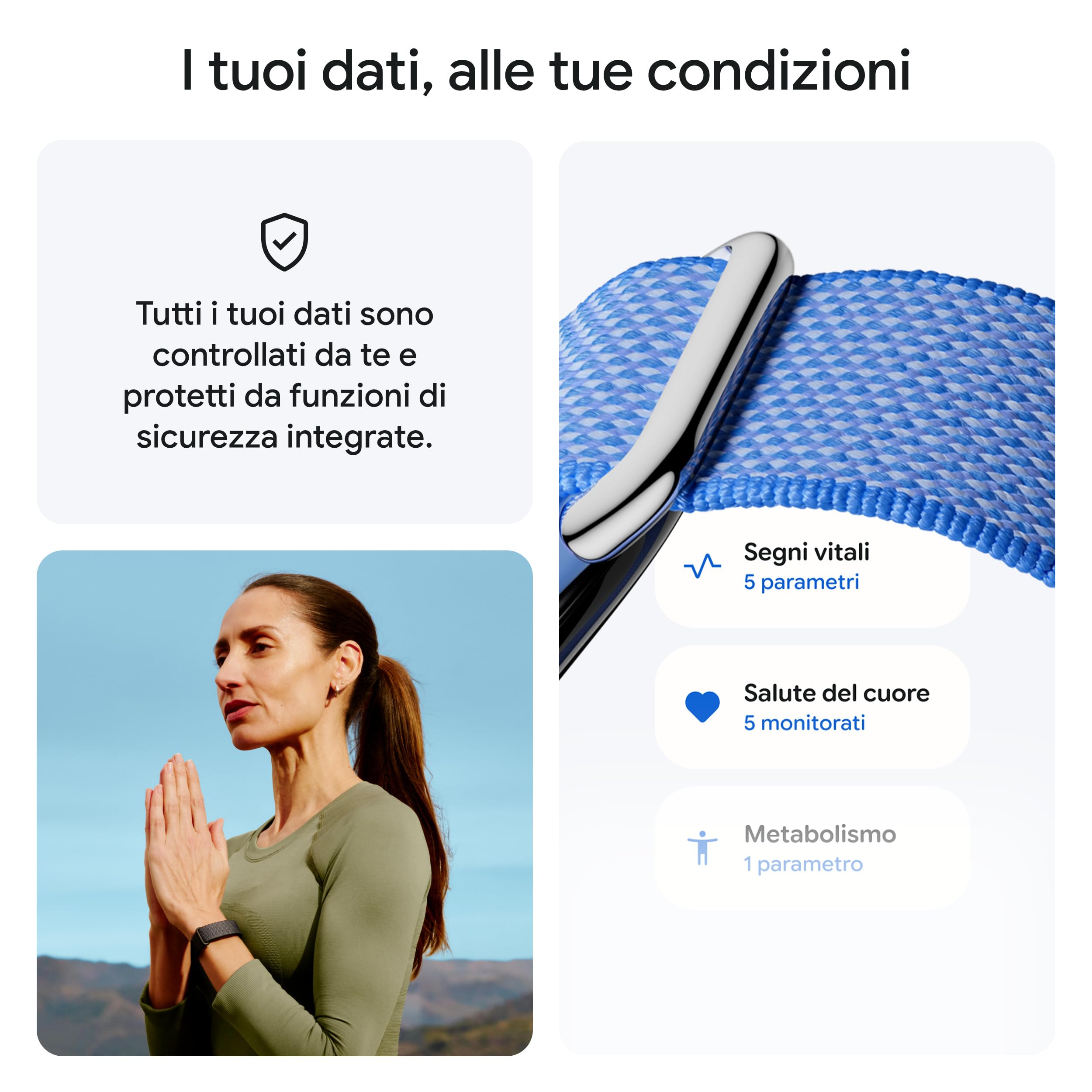 Google Fitbit Air - Activity tracker senza schermo con monitoraggio di fitness, battito cardiaco e sonno - Coaching personalizzato basato sull'AI - Fino a 7 giorni di autonomia - Rosso lampone