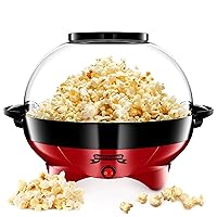 Gadgy Macchina Popcorn | Macchina per Pop Corn ad Aria Calda l Preparazione Salutare