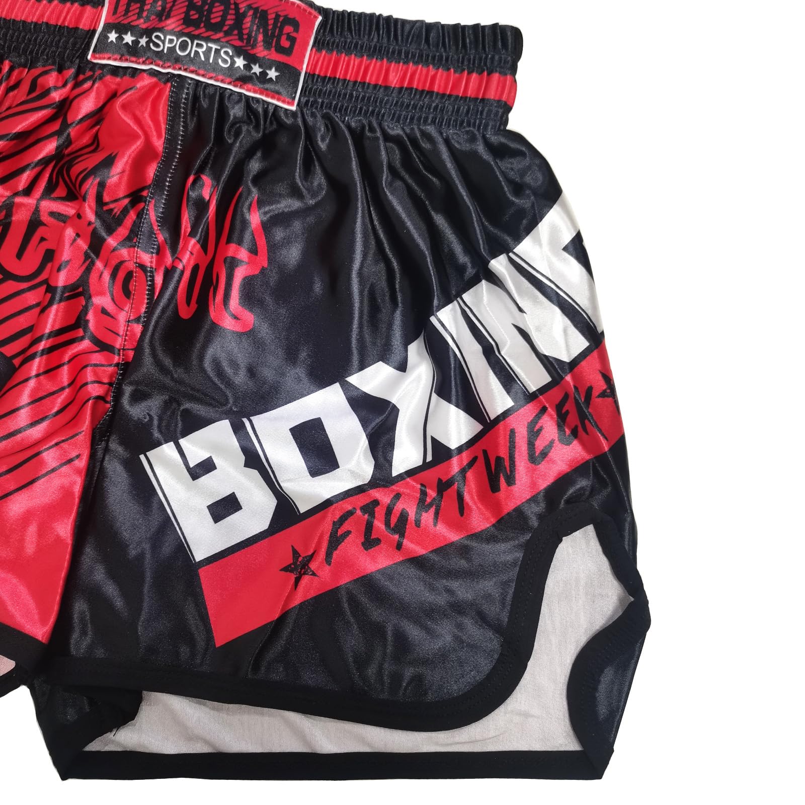 ZUYPSK MMA - Pantalones cortos de boxeo para niños Muay Thai, pantalones cortos para niños, kickboxing, artes marciales, clásicos, estrechos, ropa deportiva