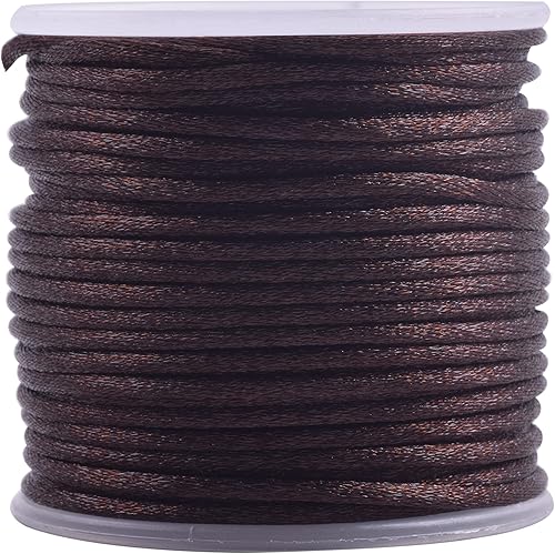 Vista 20 de KONMAY - Cuerda de nailon para hacer manualidades tipo bisutería, macramé o crochet, joyería, nudos chinos, Kumihimo, disponible en varios tamaños