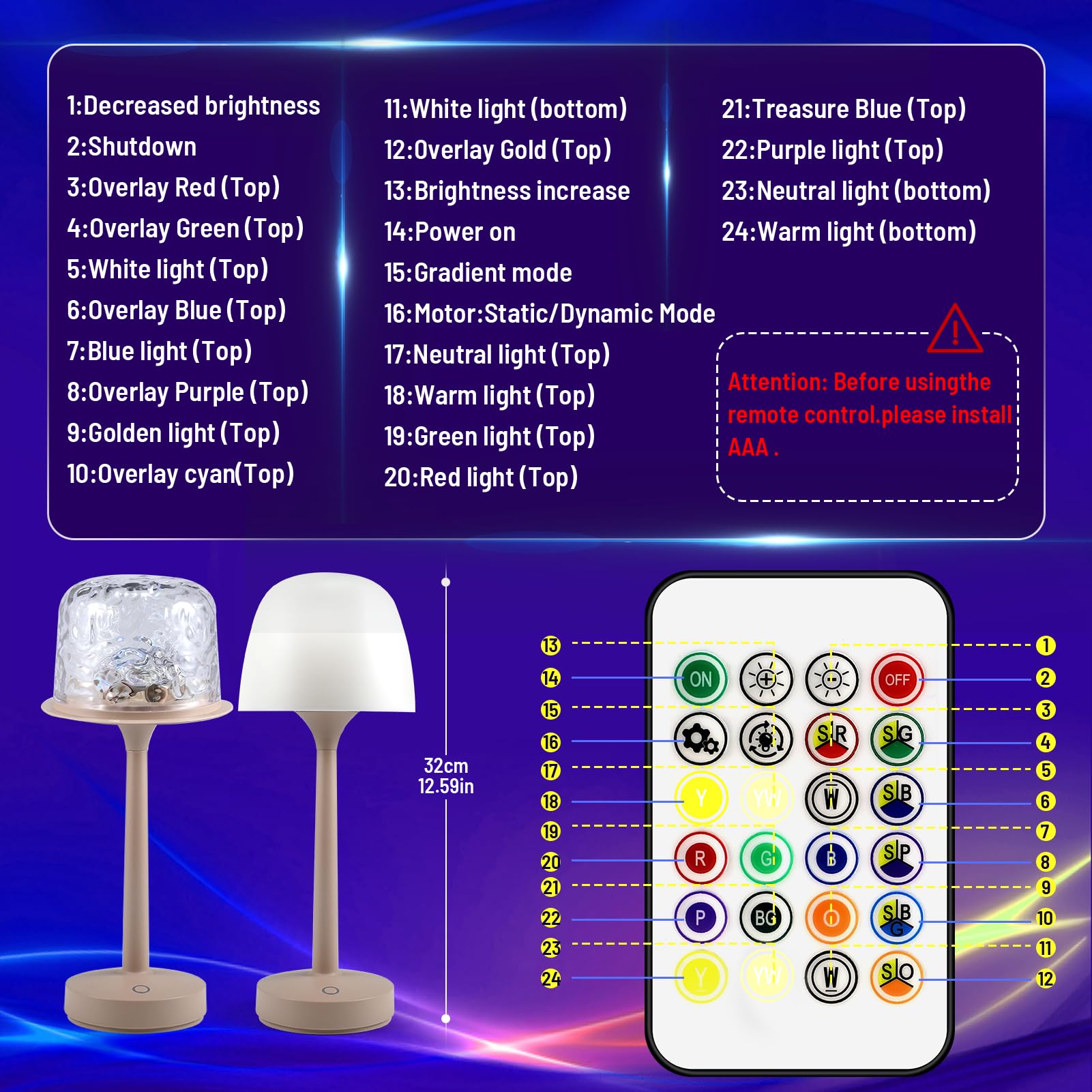 PAIRIER Proiettore Galattico Onda Oceano 16 Colori con Telecomando | Luce Sensoriale, Luce Notturna Soffitto, Per Bambini, Per Camera da Letto