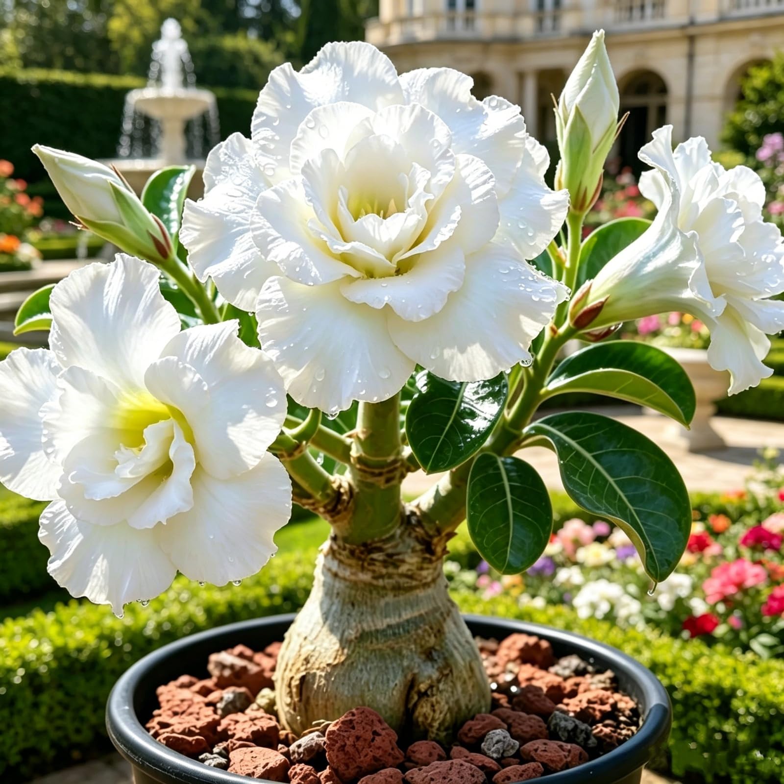 Desert Rose Bulbs — Easy to Care for — an Ideal Garden Accent —Suitable for displays-1 Bulbs-J