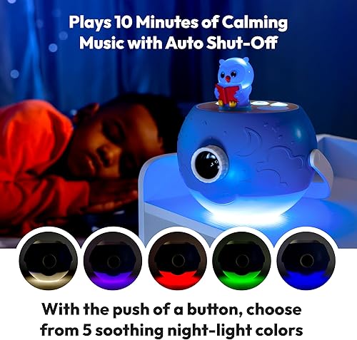 Miniatura 3 de Proyector de libros para niños  5 Daniel Tiger y 5 historias clásicas de lectura en voz alta, 10 canciones y luz nocturna y música relajante de