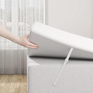 wowttrelax Matratzen Topper 180x200cm, 7.5cm Matratzenauflage, Medium Fest Kaltschaum Topper mit atmungsaktiver Hülle | Hypoallergen, rutschfest & Waschbar | Druckentlastung bei Rückenschmerzen