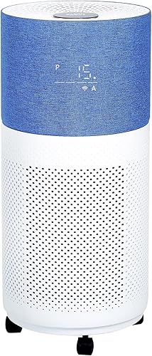 CleanForce Rainbow H13 True HEPA Purificador de aire para el hogar habitación grande dormitorio hasta 2550 pies cuadrados control de aplicación