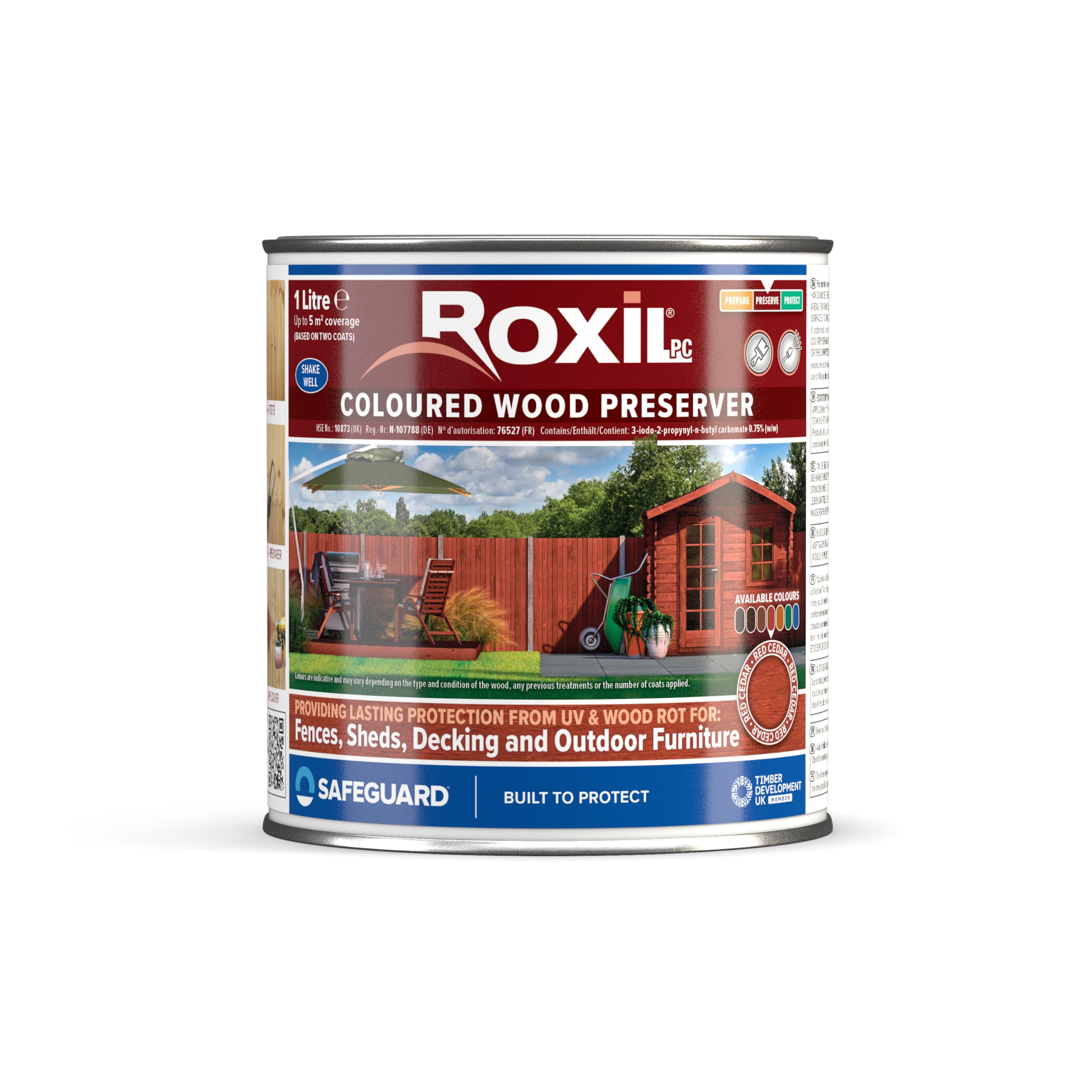 Roxil - Wood Preserver - Red - Cedar - 1L