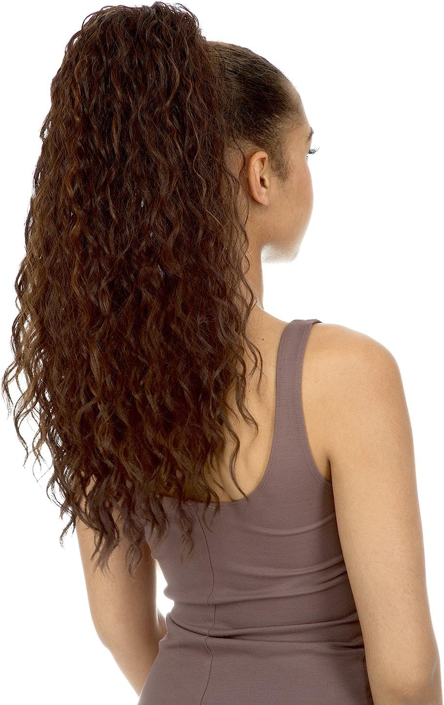[Ponytail] New Born Free Drawstring Ponytail Curly Style - DIONNA - 0369 (1B)