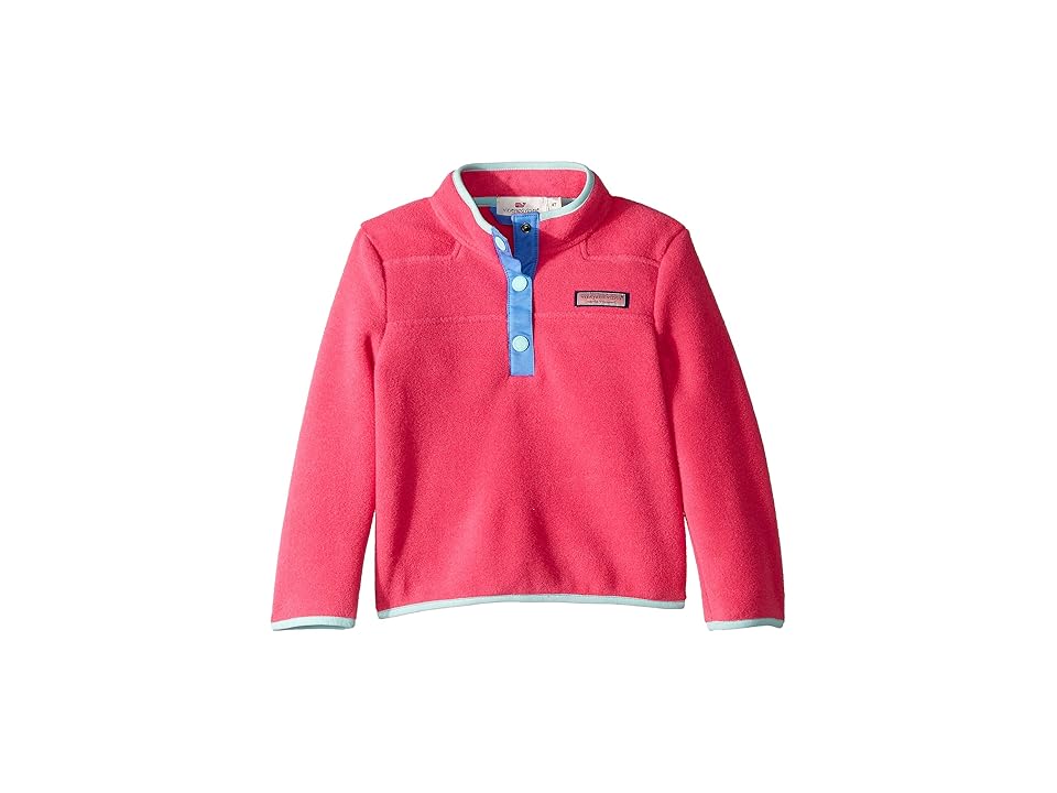 

Vineyard Vines Kids Snap Placket Polar Fleece Vest (Toddler/Little Kids/Big Kids) (Rhododendron) Girl's Clothing, Red