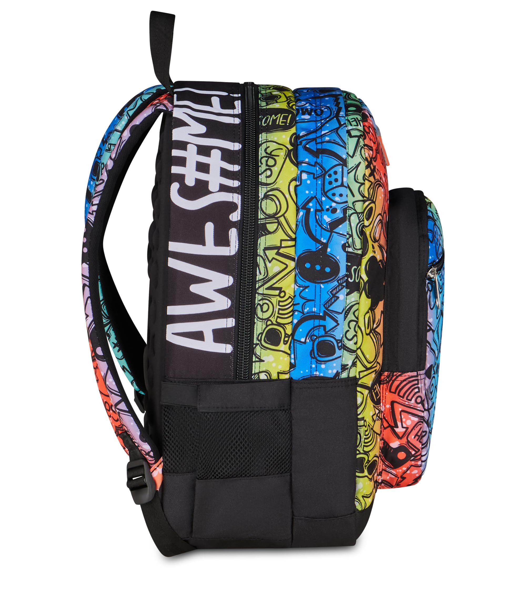 Seven ZAINO FREETHINK, Doppio Scomparto, Tasca porta pc, Tasche multifunzione, Cuffie Gaming Incluse, Per bambini e ragazzi, Scuola e tempo libero