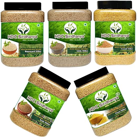 Siridhanya Millets Combo Pack - 900gm Jar