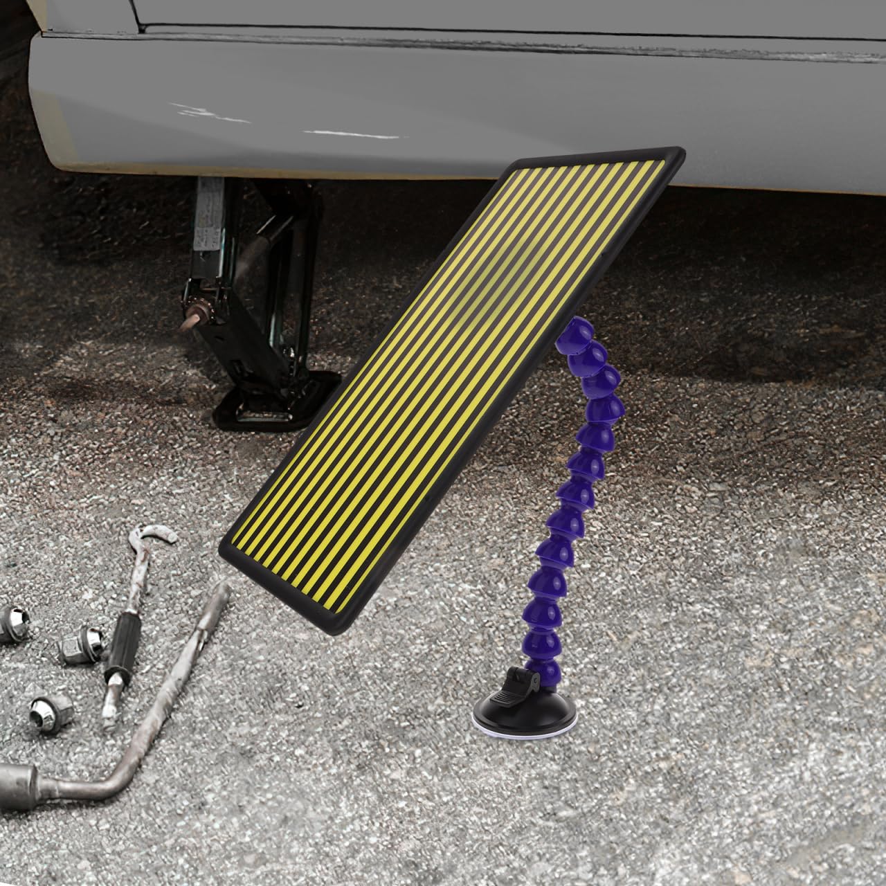 ABOOFAN Tableau Lumineux Pour Débosselage Carrosserie Panneau De Lampe Réfléchissant Avec Tube Outil De Débosselage Automobile Pour Repérer La Profondeur Des Bosses Bricolage