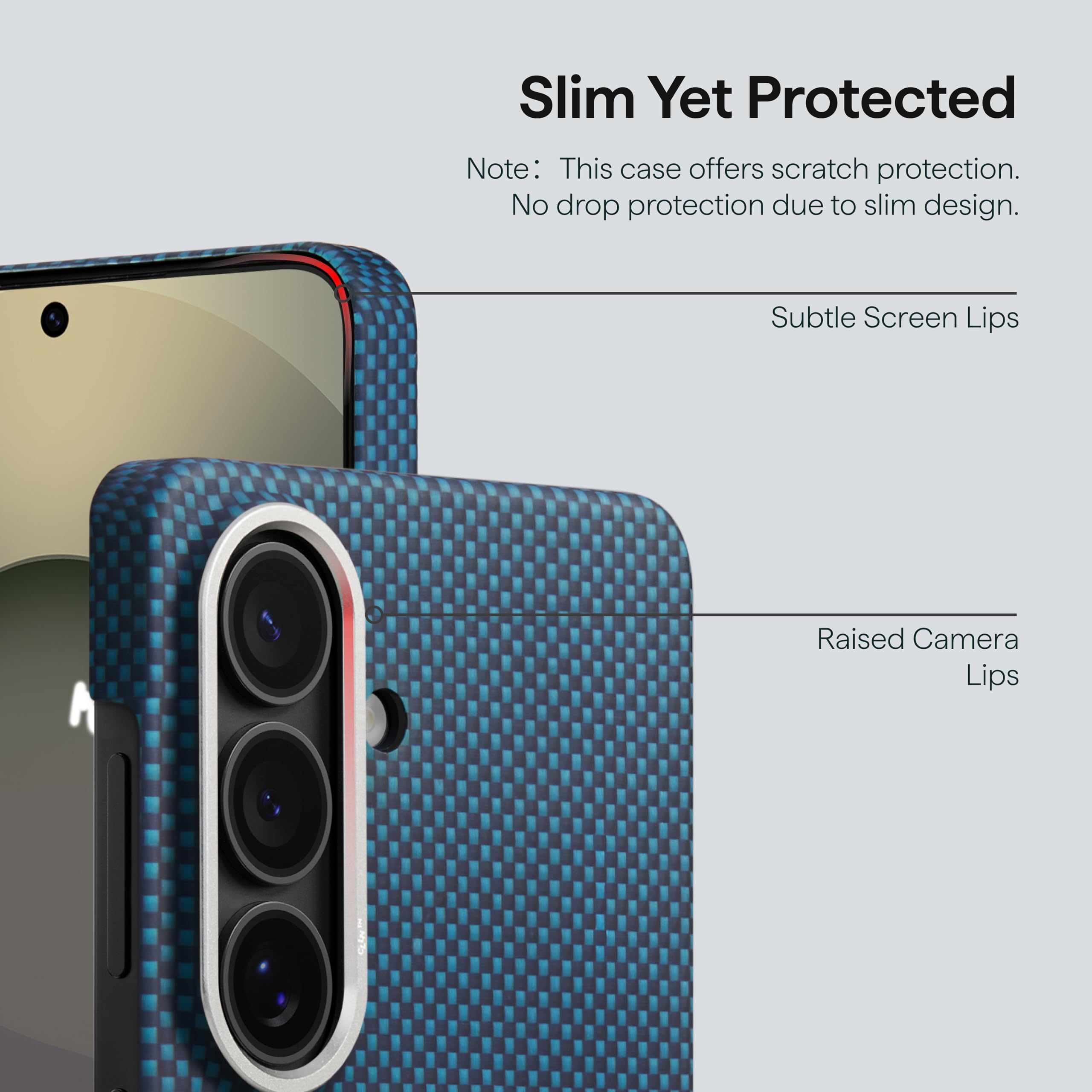 Amazon.com: pitaka for S26 Case with NFC, Caseless Feeling, Edge