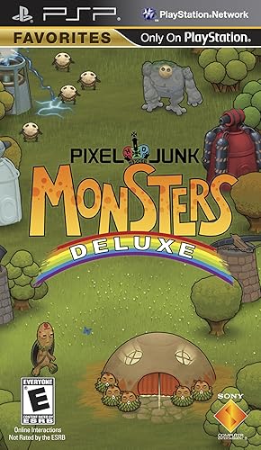 Pixel Junk Monsters Deluxe (PSP)