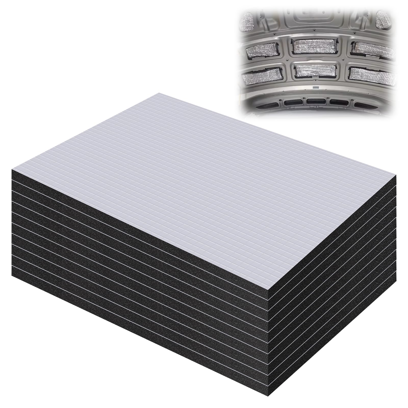 ABM Aluminium Butyl 2 Mm 50 Cm X 400 = M² Isolatiemat Zelfklevend Anti Dreunmat Auto Isolatie 785767720