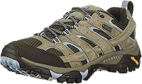 Merrell Women's Moab 2 Waterproof Hiking Shoes - Out-of-Box Comfort, Vibram Traction, Trail Ready
