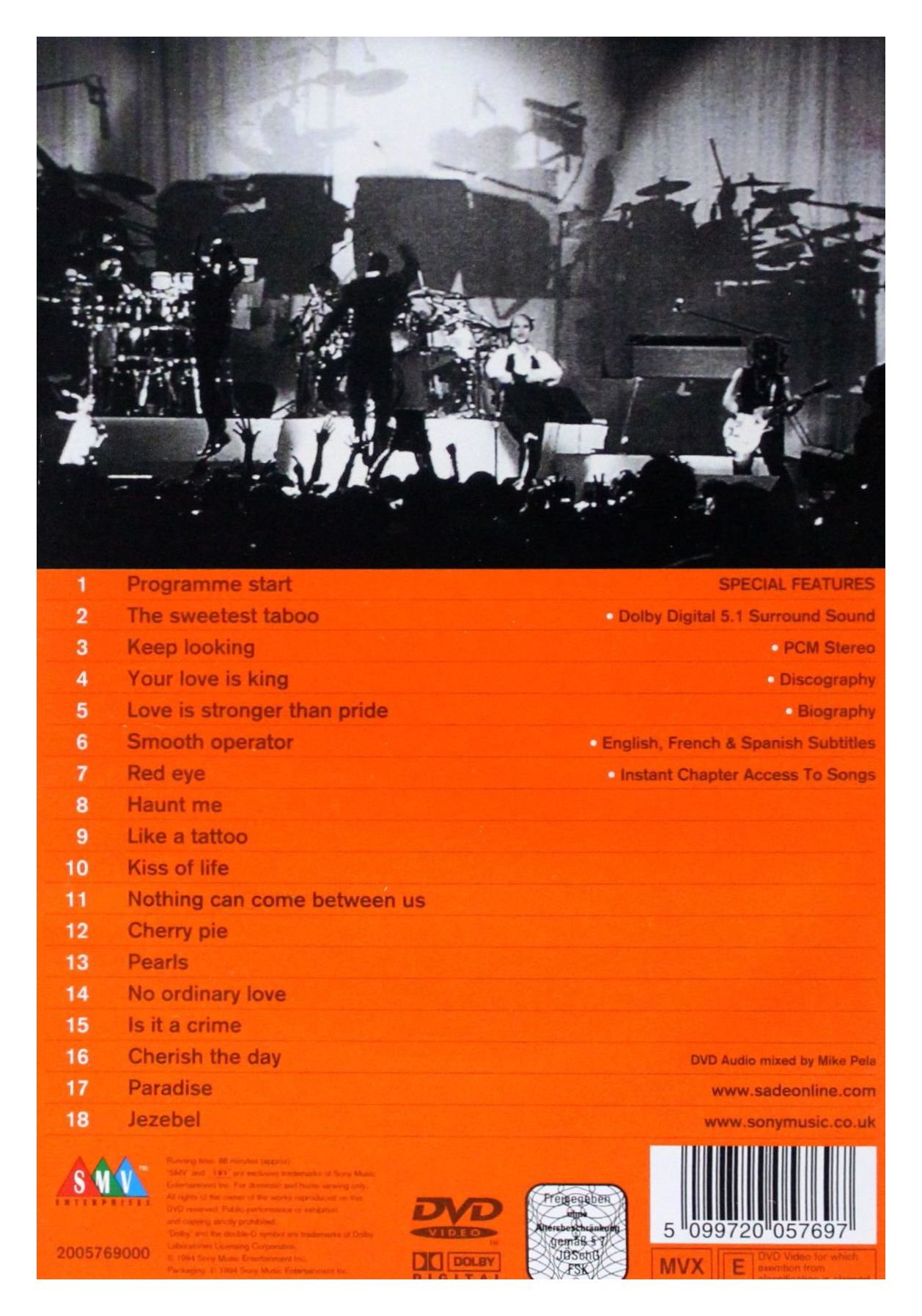 Sade : Live