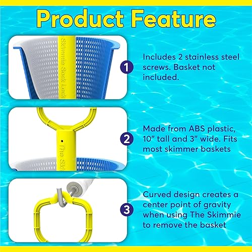 Miniatura 6 de The Skimmie Mango extraíble con bloqueo de calcetín diseñado para calcetines de skimmer  Mantiene los calcetines atrapando los desechos cuando la