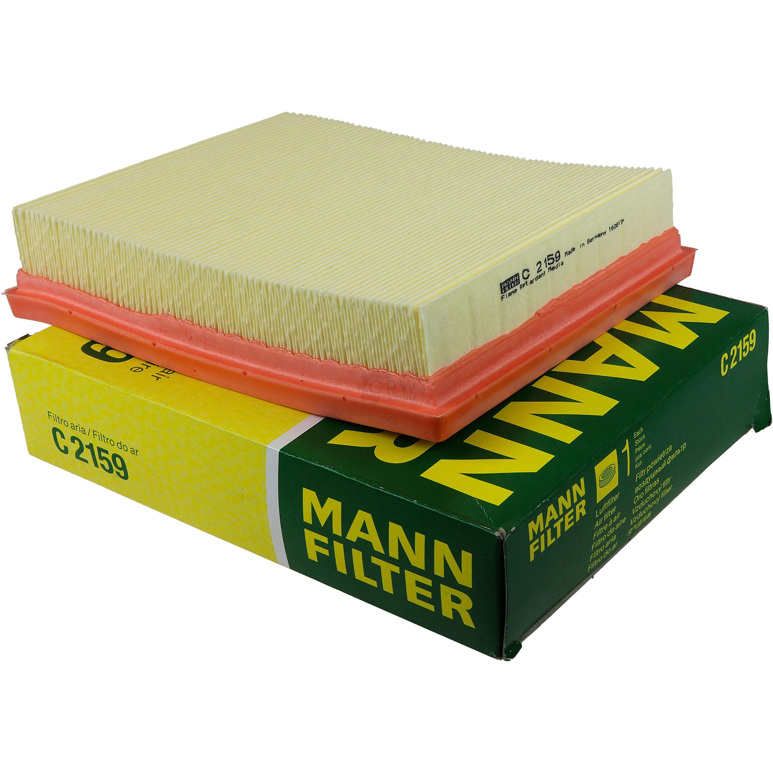 Paquete de inspección Kit de mantenimiento de filtros con filtro de aceite HU 612 x, filtro de aire C 2159, filtro de combustible WK 6031, filtro de habitáculo CU 2630, tornillo de cierre
