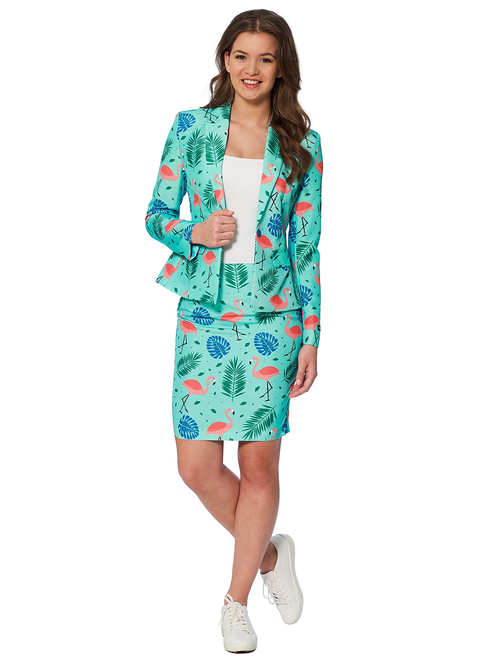 Fun Suits for Women in Different Prints - Includes Jacket, Pants & Tie