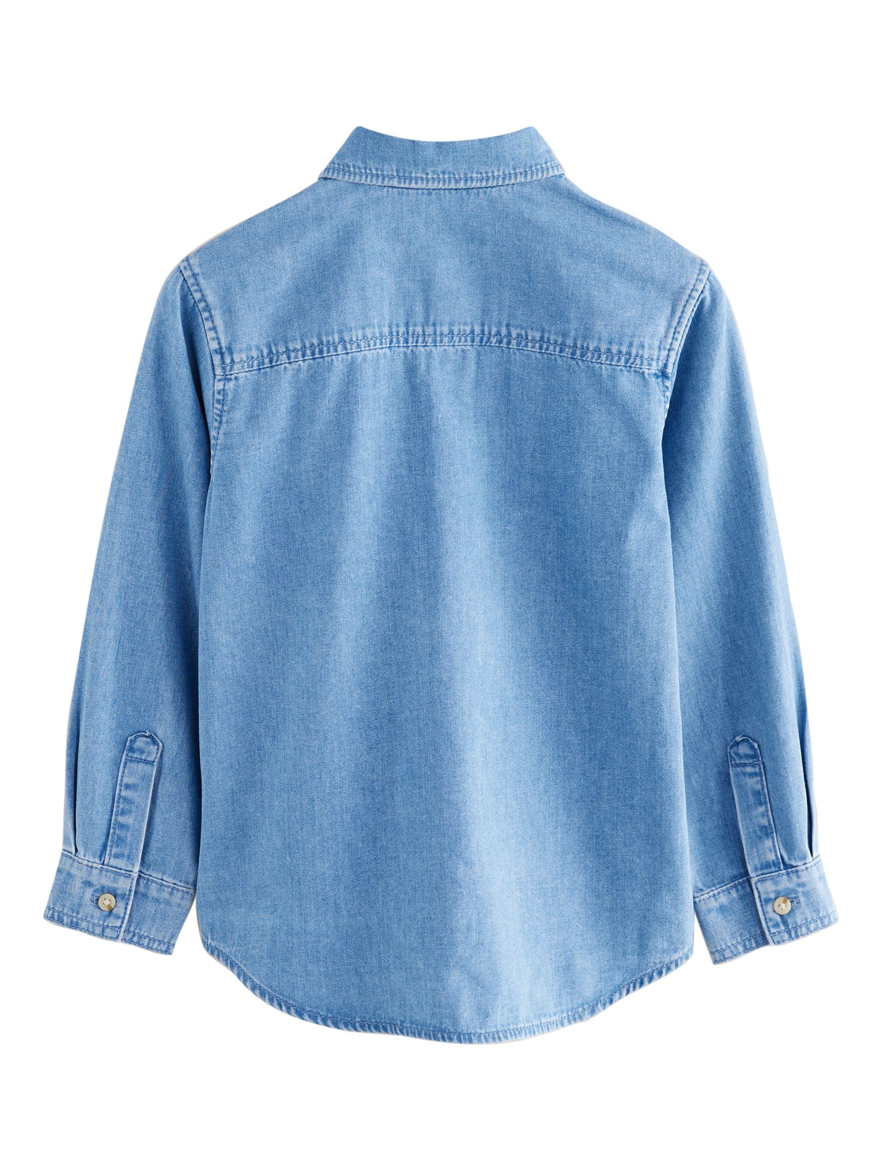 NEXT Garçon Chemise en Jean à Manches Longues