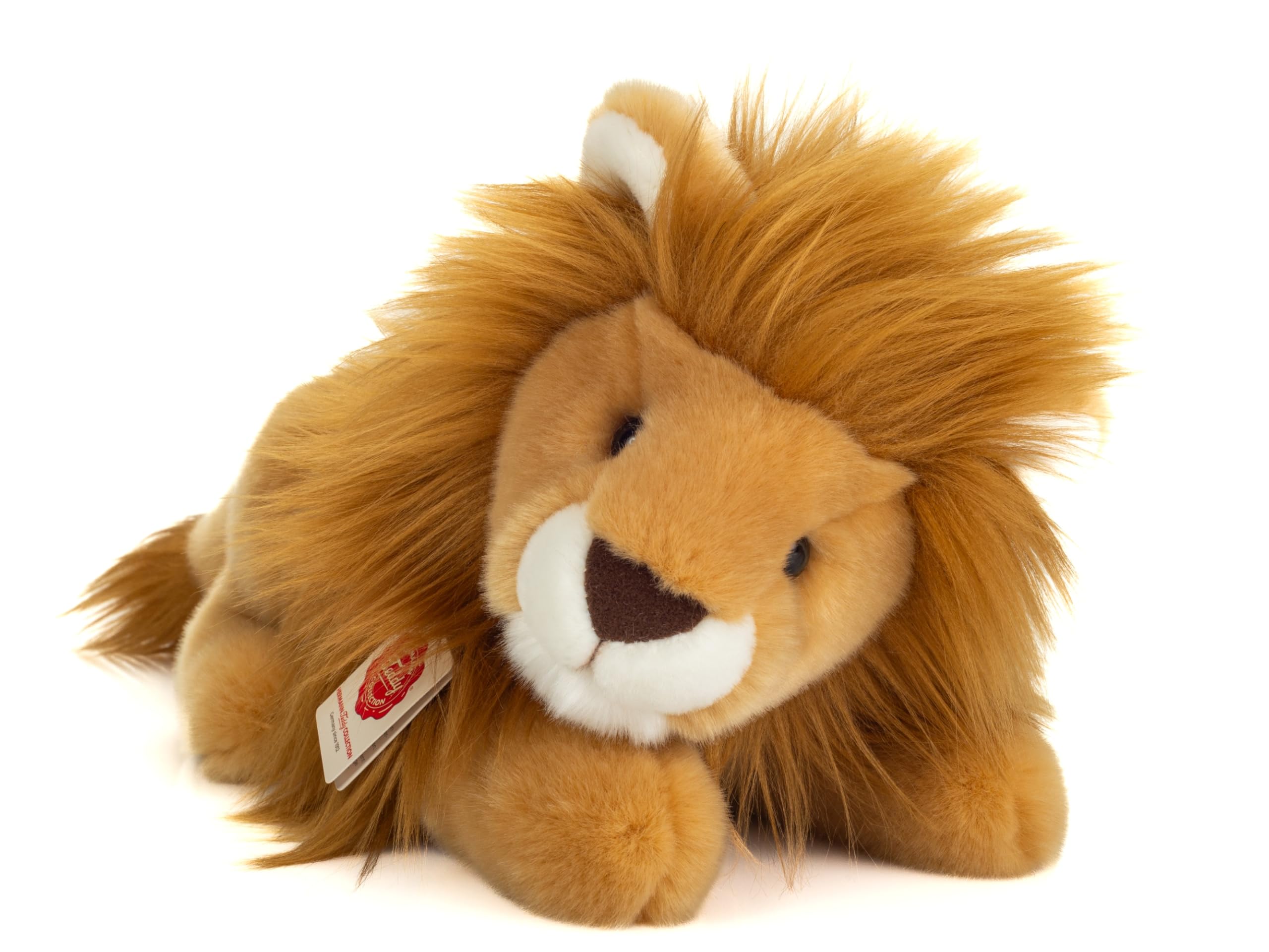 Teddy Hermann 90484 lew leżący 30 cm, przytulanka