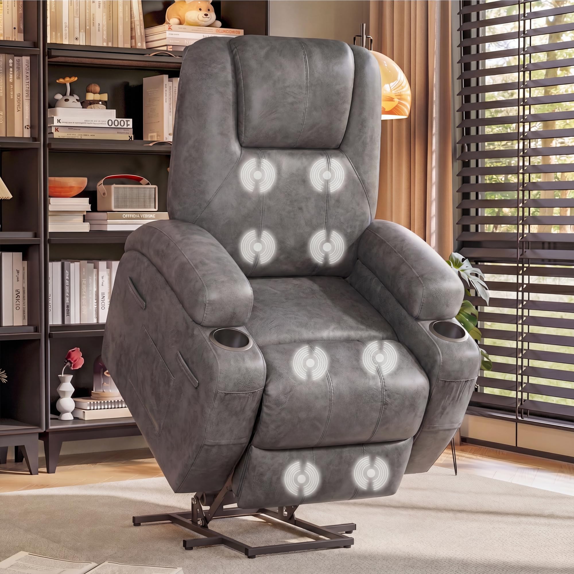 Flamaker Power Lift Recliner Chair Electric Lift Recliner for Elderly