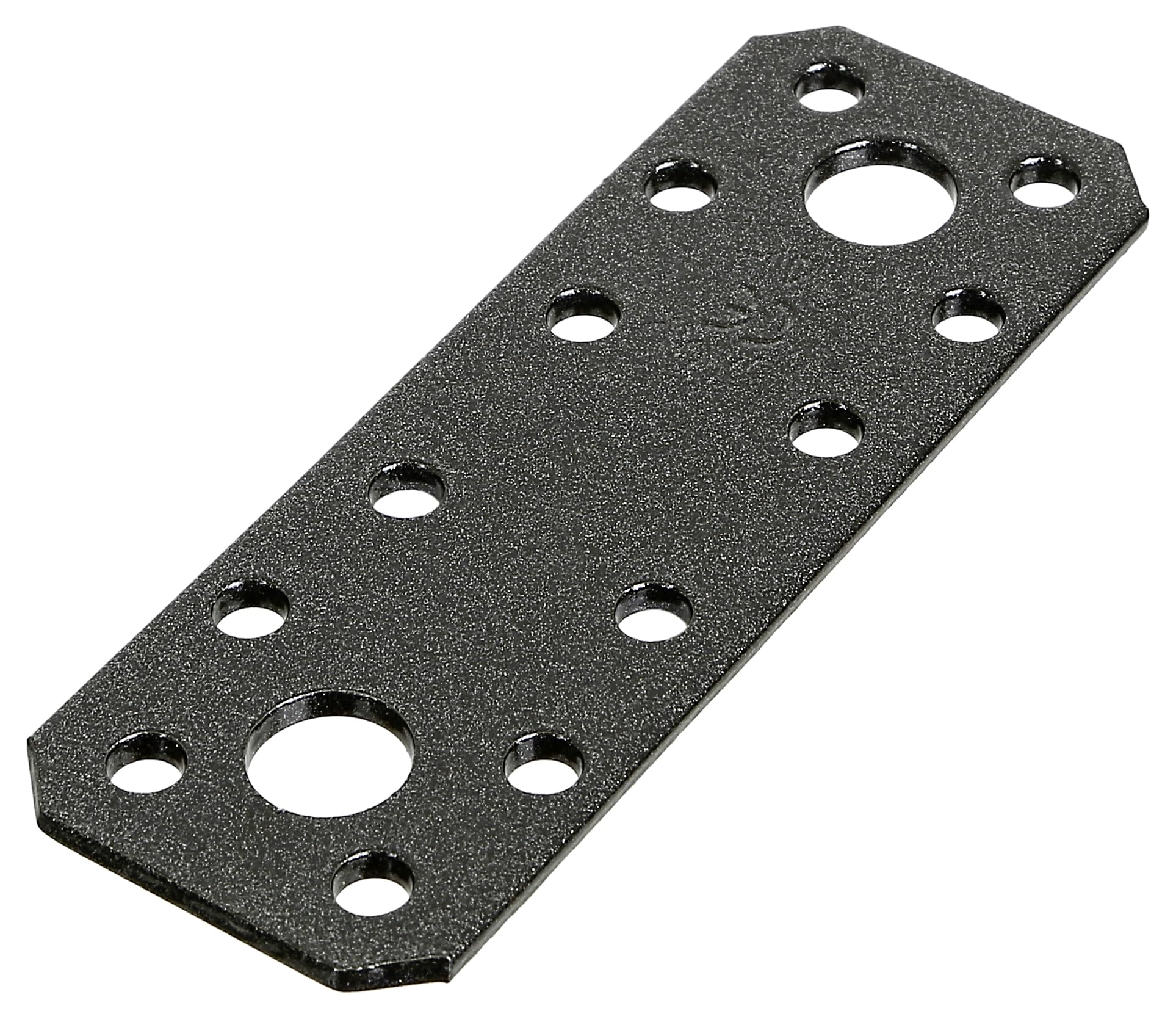 Alberts 822859 DURAVIS® Platine d'assemblage | en noir diamant, à couche duplex | taille 96 x 35 x 2,5 mm | kit de 50