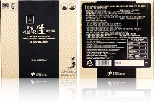 Miniatura 3 de GeumHeuk Extracto de ginseng negro coreano EveryGin (bolsa de 0.3 fl oz x 30) - Ginseng de calidad premium. Aumenta la inmunidad y promueve mejorar