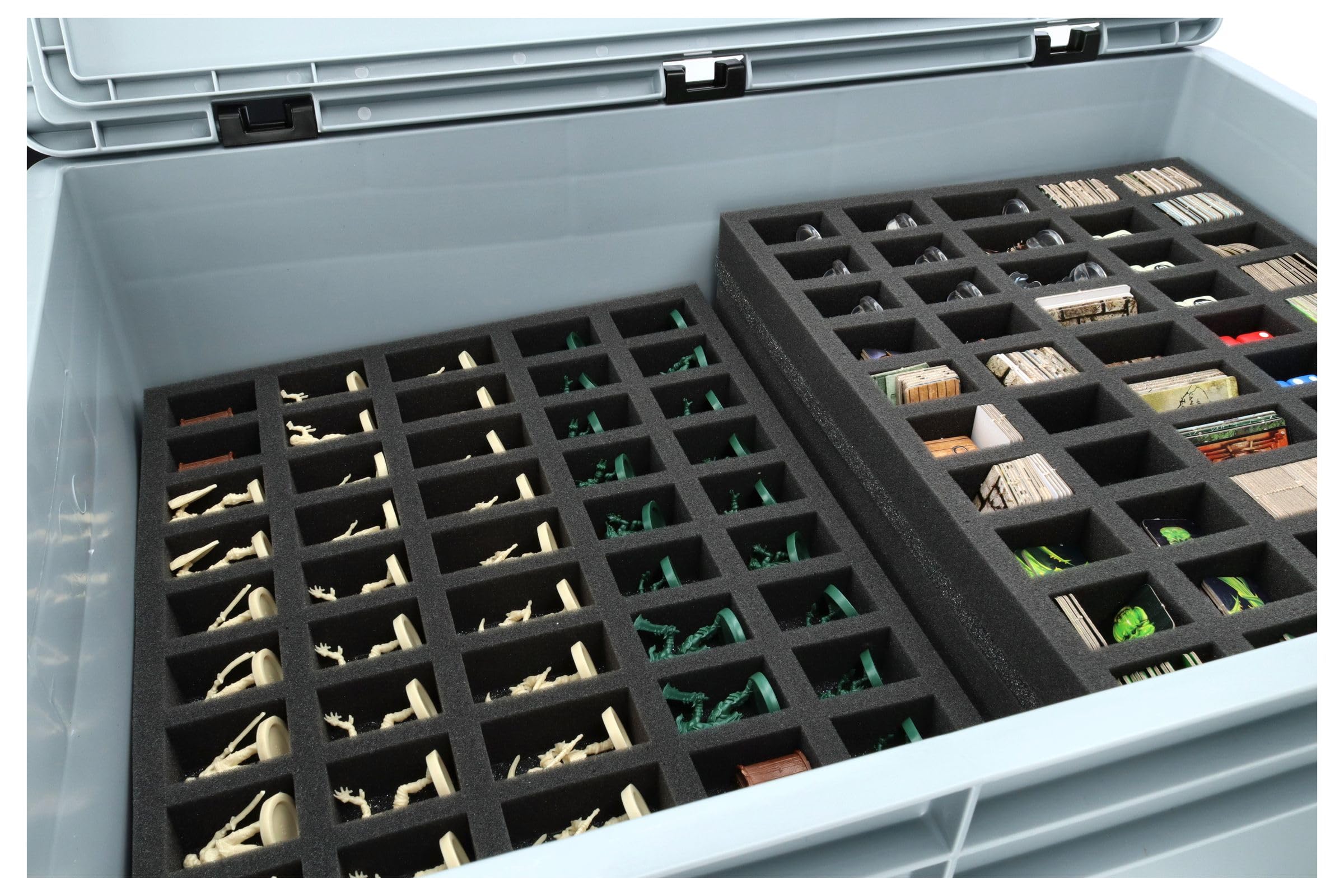 Feldherr Storage Solution for HeroQuest Collection Compatible with HeroQuest Storage Set, Organization, Miniatures, Cards, Tokens, Compatible with HeroQuest (EB224Set)
