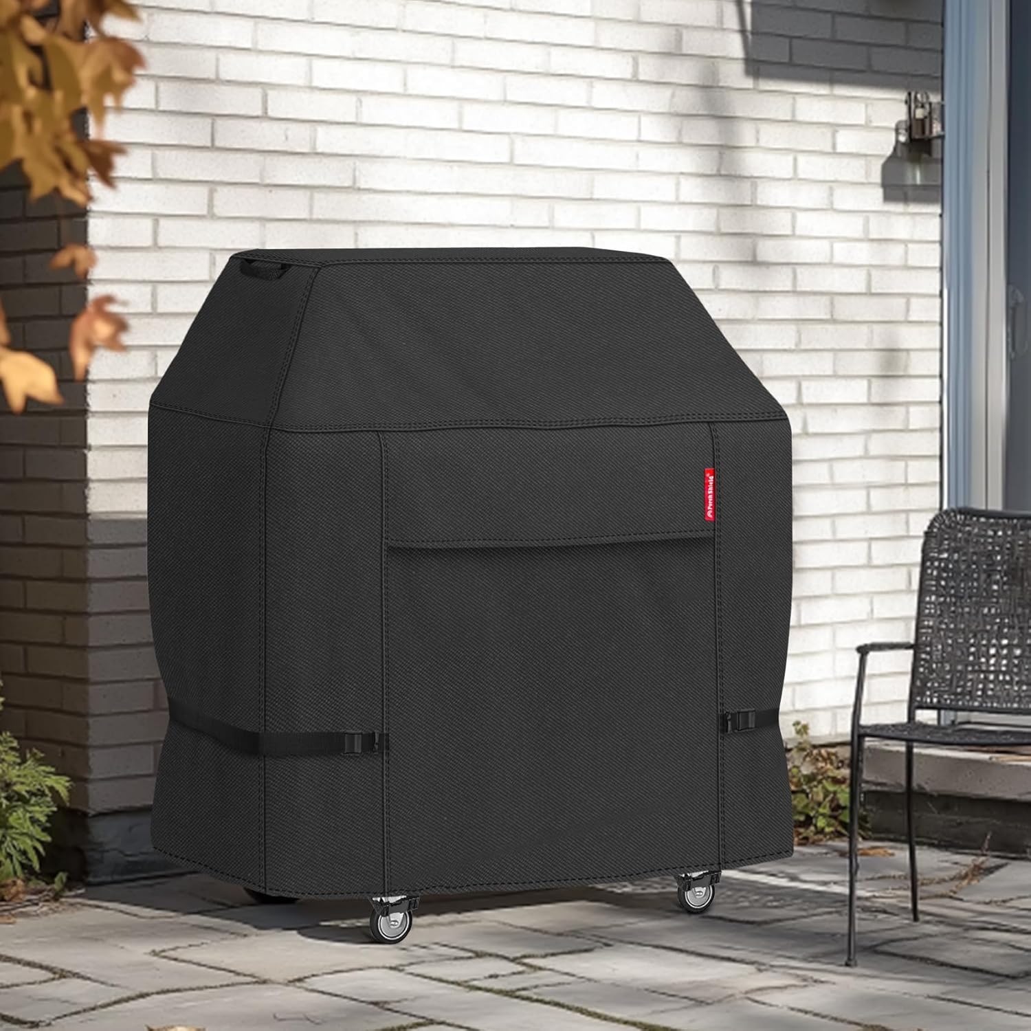 Porch Shield 62W x 24D x 48H inch Premium Gas Grill Cover Up to 60 inch, Waterproof and Fade Resistant 600D BBQ Covers for Weber, Brinkmann, Char-Broil and More, Black - Image 5
