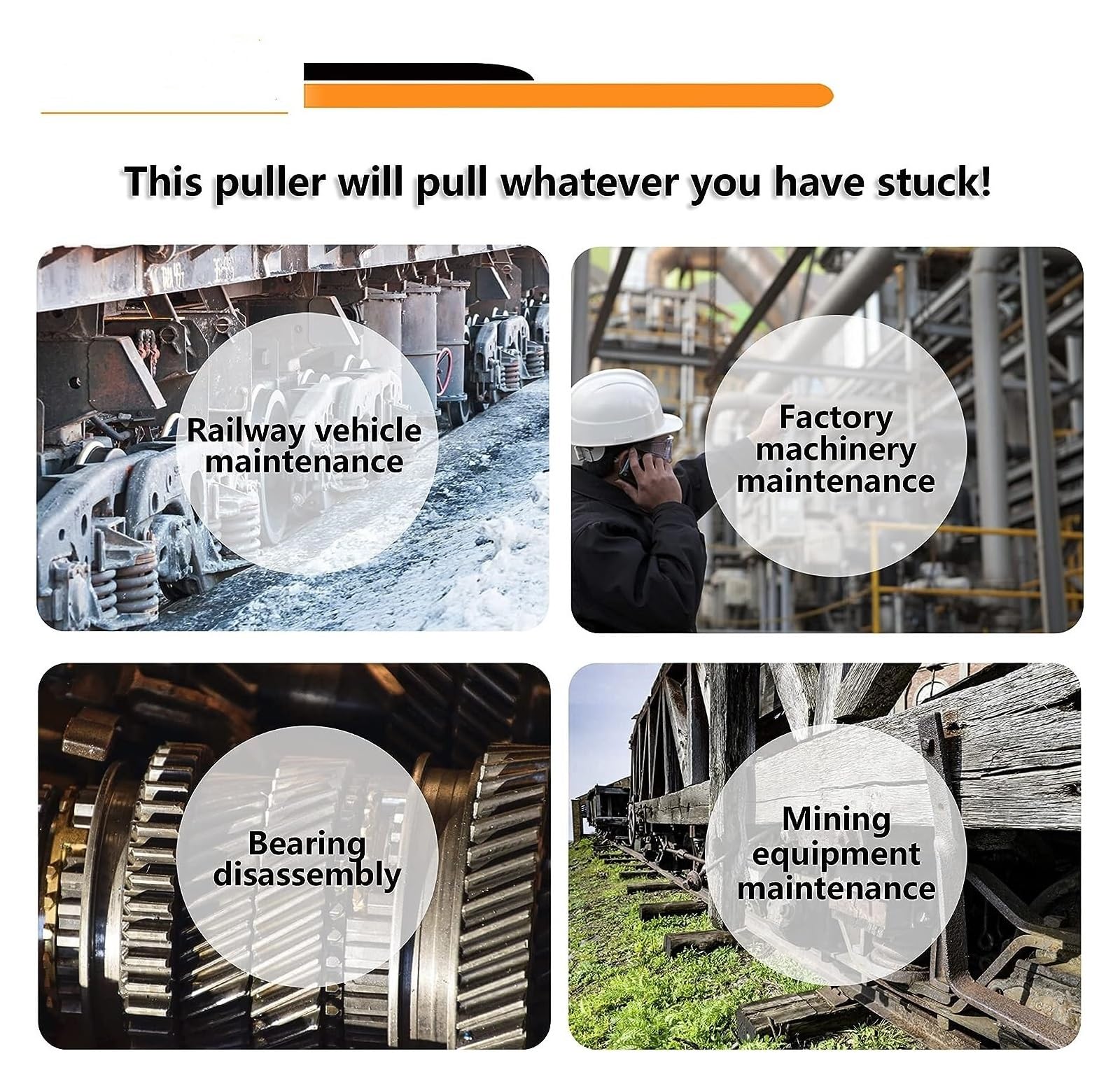 Zestaw ściągaczy hydraulicznych 10T Zestaw ściągaczy do łożysk kół 2/3 Szczęki Separator ciągnący do piast kół Wirniki Osie samochodowe Koła pasowe Hamulec Narzędzie hydrauliczne do przemysłu elektryc