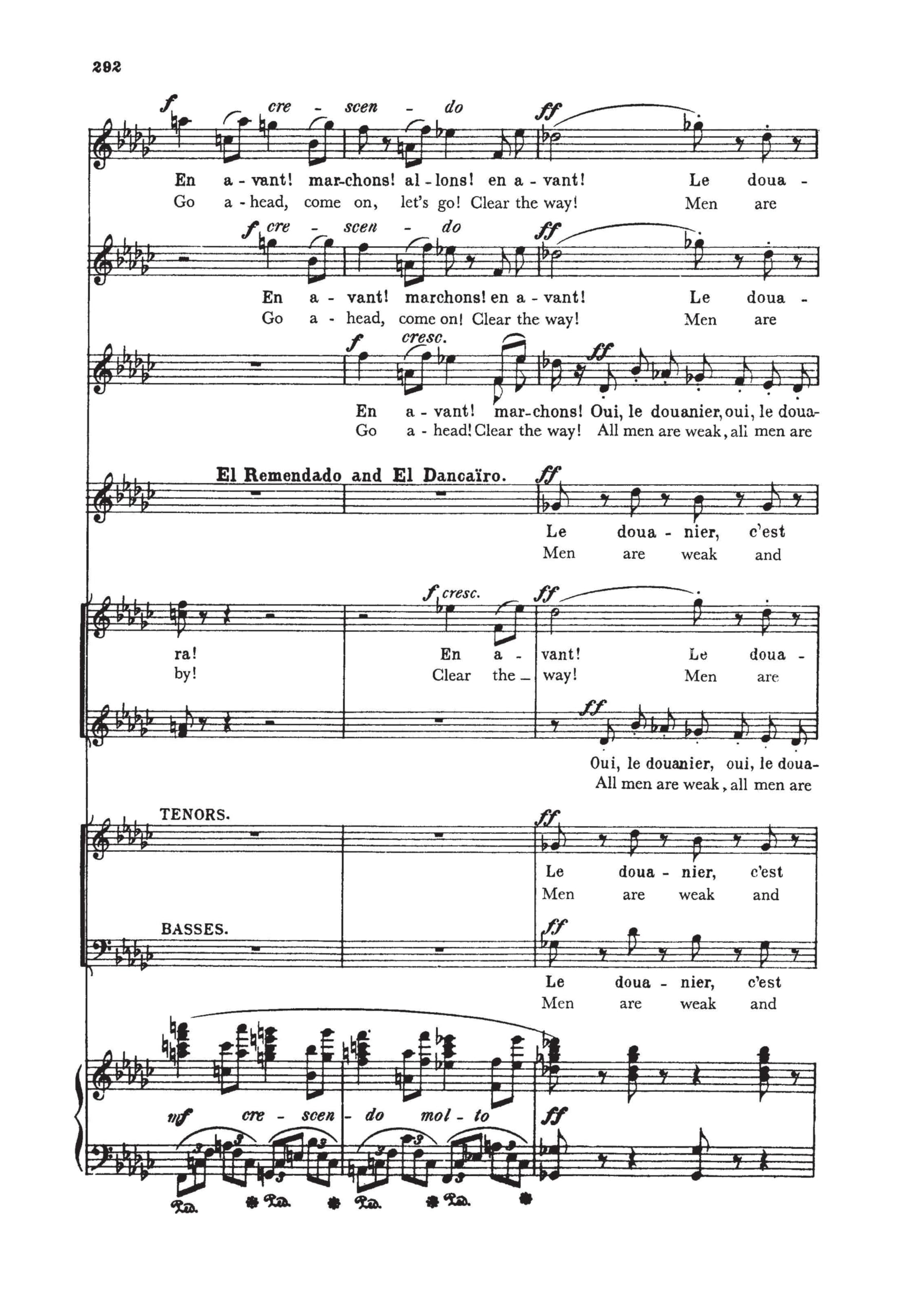Georges bizet : carmen - reduction pour voix et piano