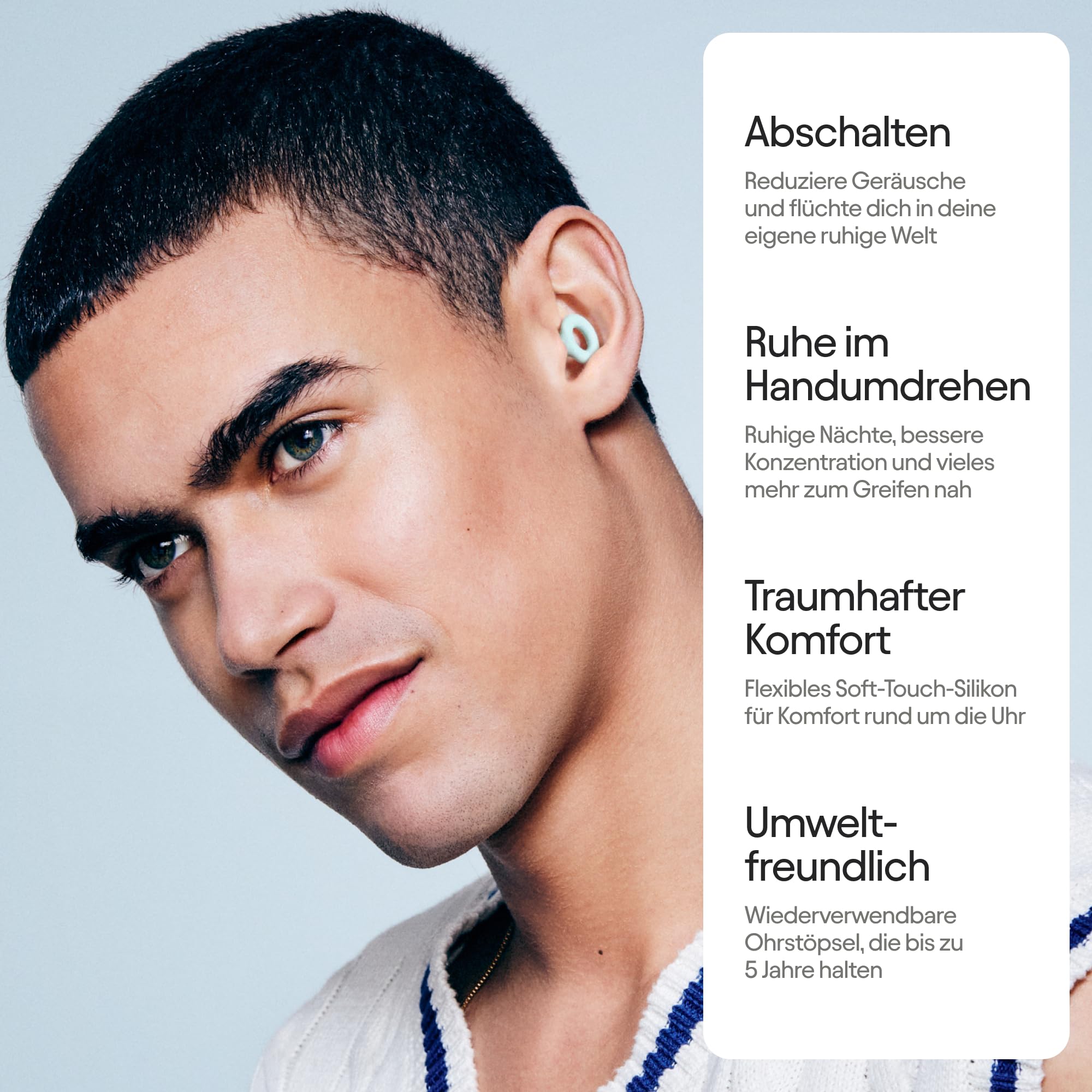 Comfy Ohrstöpsel – Ultrabequem, Wiederverwendbar Produktbild-Vorschau 2