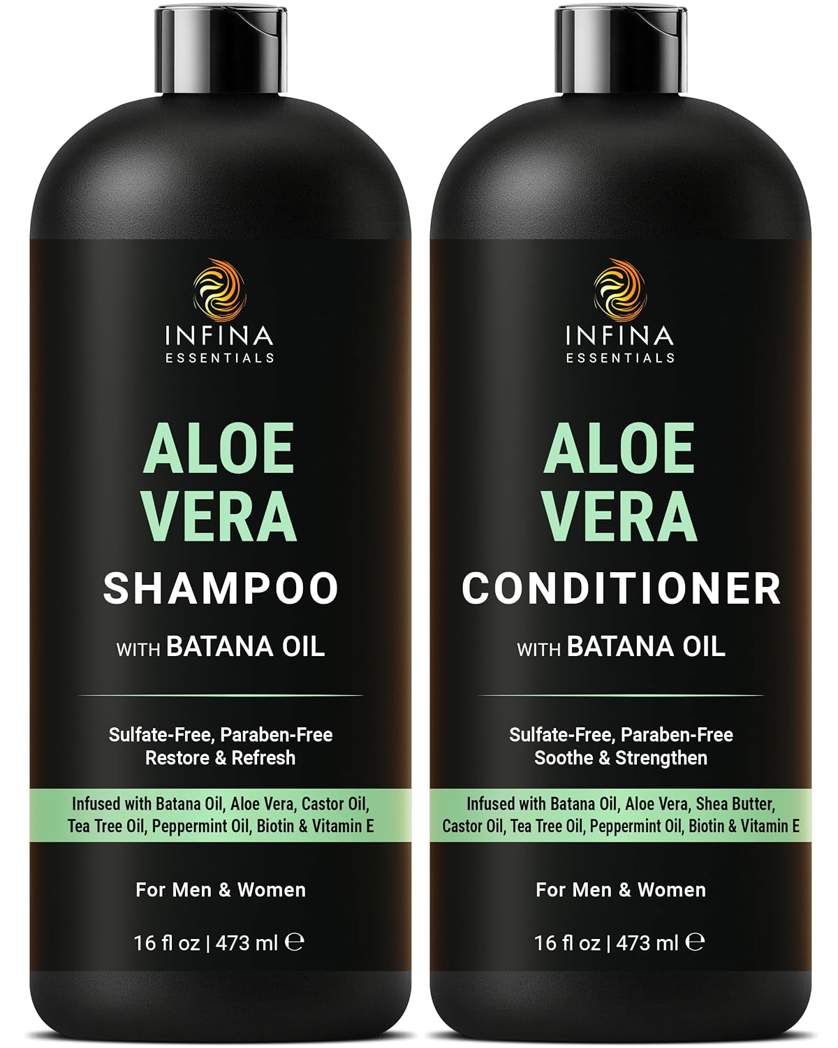 INFINA ESSENTIALS Aloe Vera Shampoo and Conditioner Set