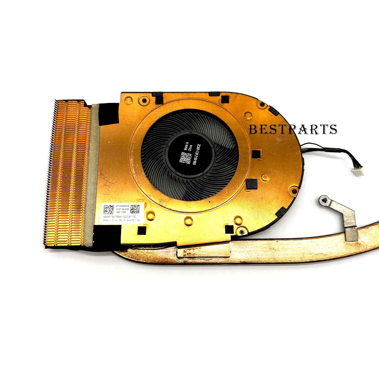 BestParts New CPU Cooling Fan with Heatsink Replacement for ThinkPad P15s Gen 2 (Type 20W6, 20W7) Laptop UMA Version, P/N: 5H41B77169 5H41B77170