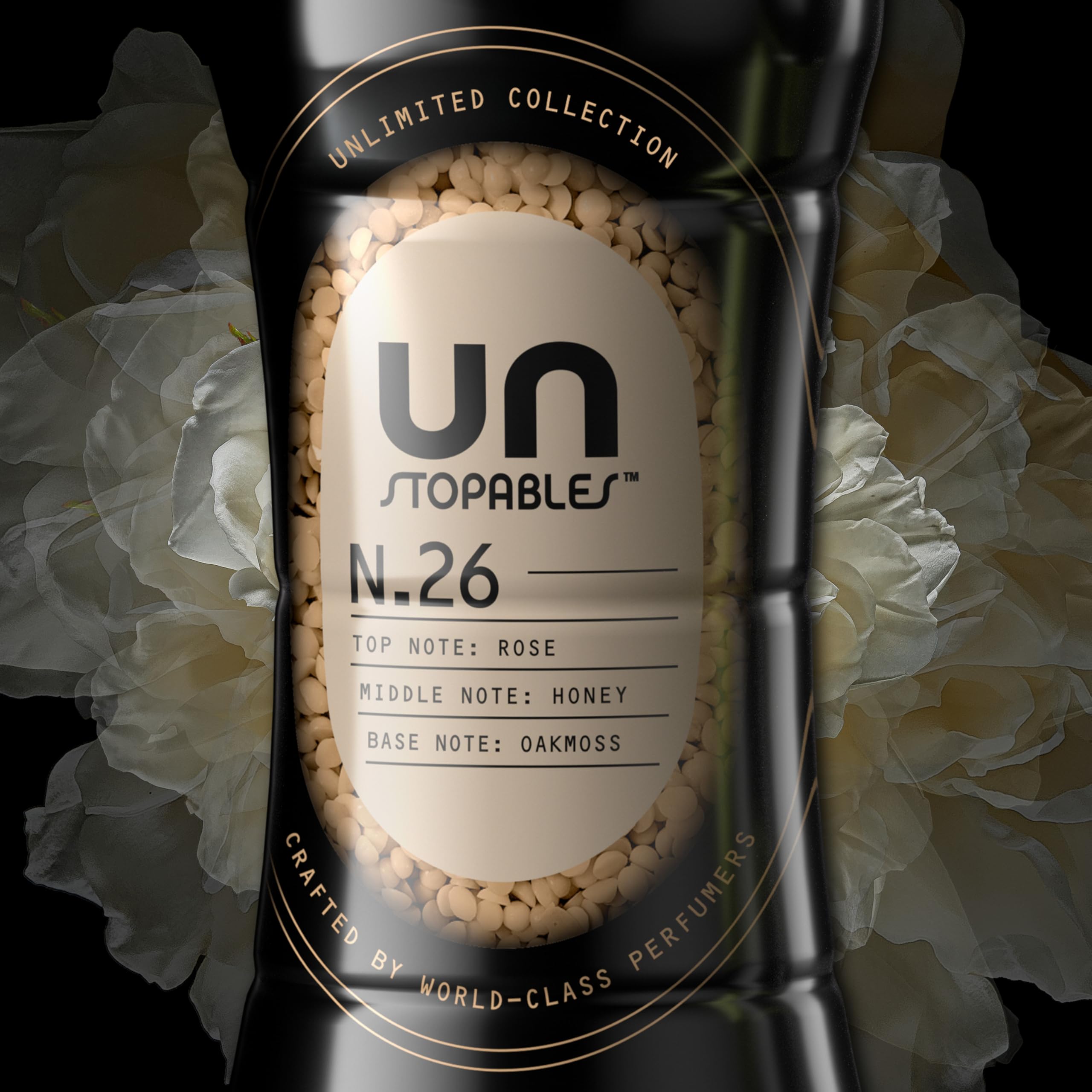 Downy Unstopables Unlimited Collection In-Wash Laundry Scent Booster Beads, No. 26, Fine Fragrance, Long-Lasting Fresh Scent Beads, 21.1 oz