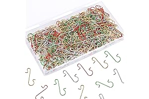 SEPGLITTER 240-Pack Christmas Ornaments Hooks for Tree