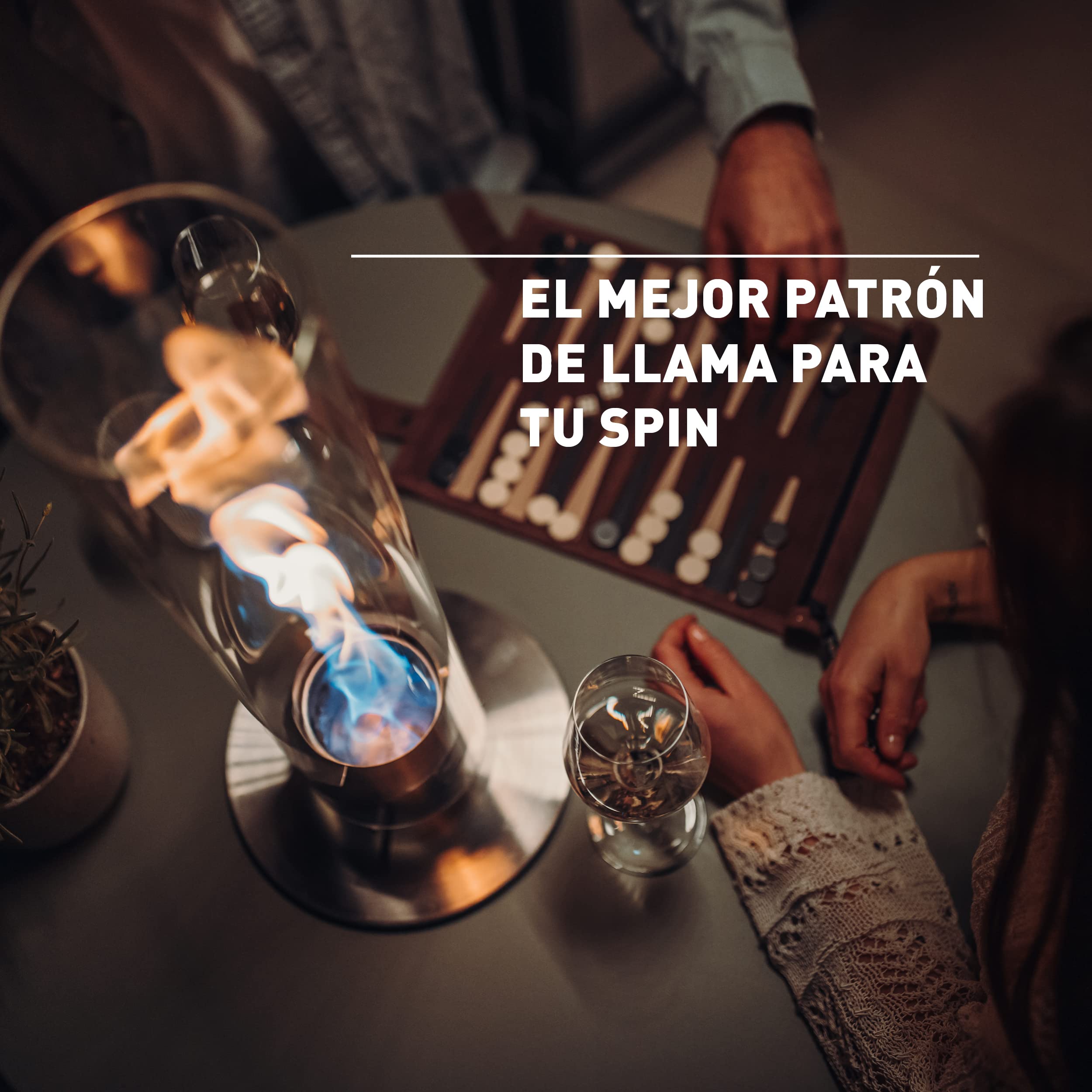 höfats - SPIN 6X Botellas de etanol orgánico con Gel ardiente - Juego de 6 latas - Combustible para la biochimenea SPIN