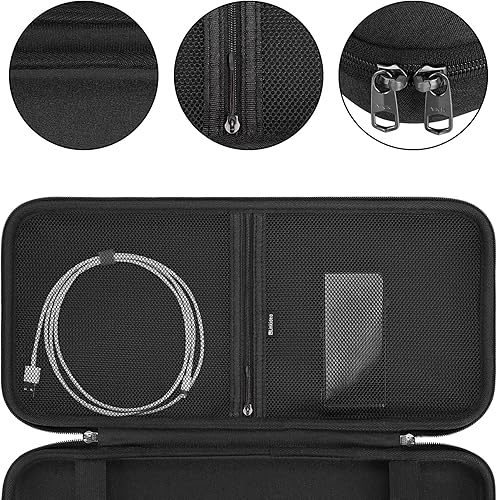 Miniatura 3 de Linkidea Funda rígida de viaje para teclado TKL Tenkeyless, computadora de 87 teclas inalámbricacon cable, funda de transporte de teclado